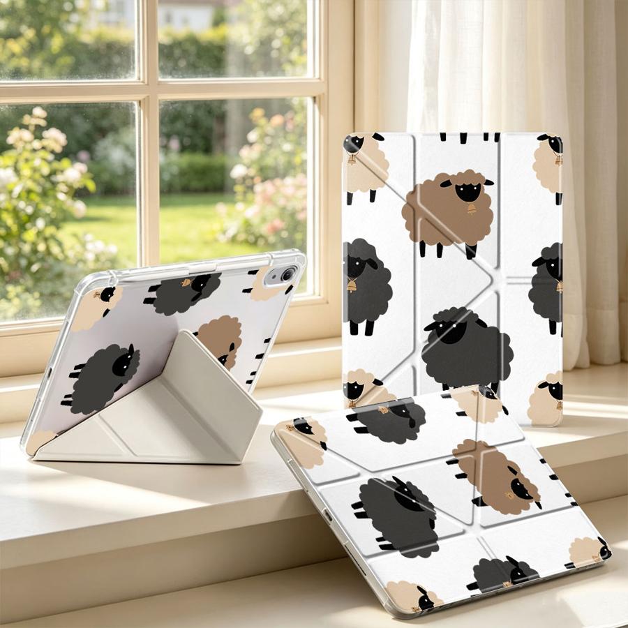 Getac Tablet Accessories - Fluffy Black & White Sheep Tablet