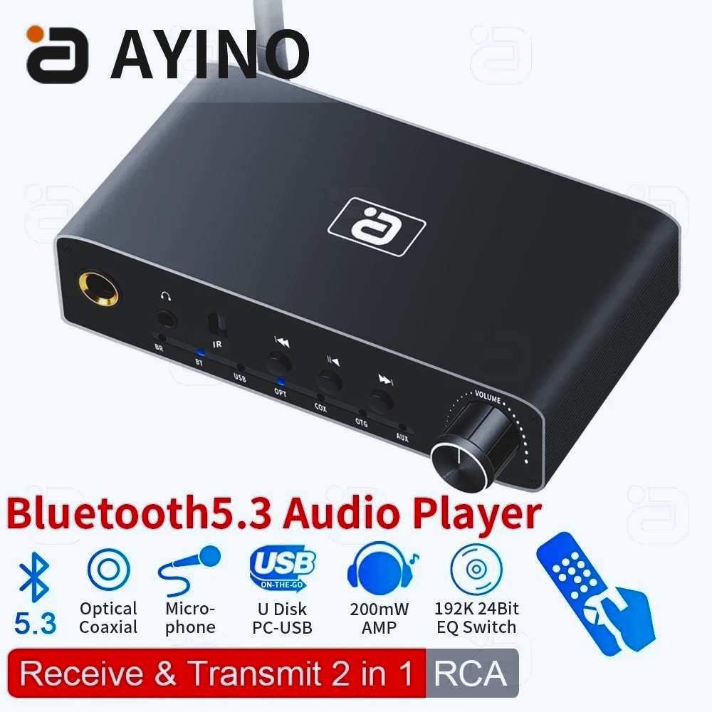 Hdmi Adapter Tablet - AYINO DA310B 2In1 Bluetooth 5.3 Receiver