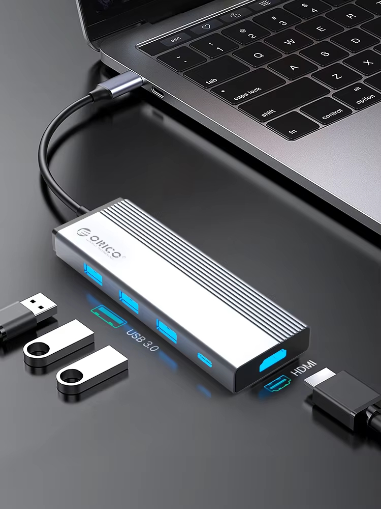 ORICO 5 in 1 USB C Hub Multipo - Hdmi Adapter Tablet review and price