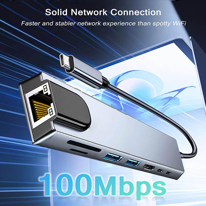8 In 1 USB Type C Hub for MacB - Hdmi Adapter Tablet review and price