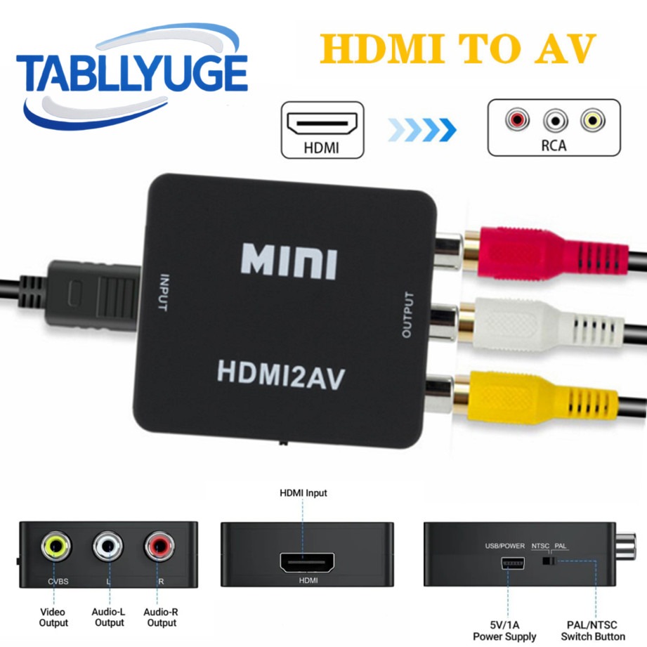TABLLYUGE 1080P HDMI-compatibl - Hdmi Adapter Tablet review and price