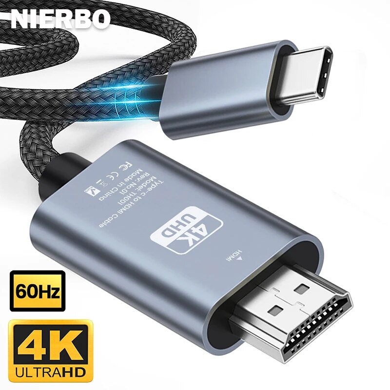 NIERBO USB C to HDMI Cable 6.6 - Hdmi Adapter Tablet review and price