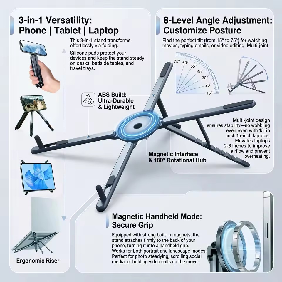 Portable Magnetic Phone Holder - Tablet Ipad Accessories review and price