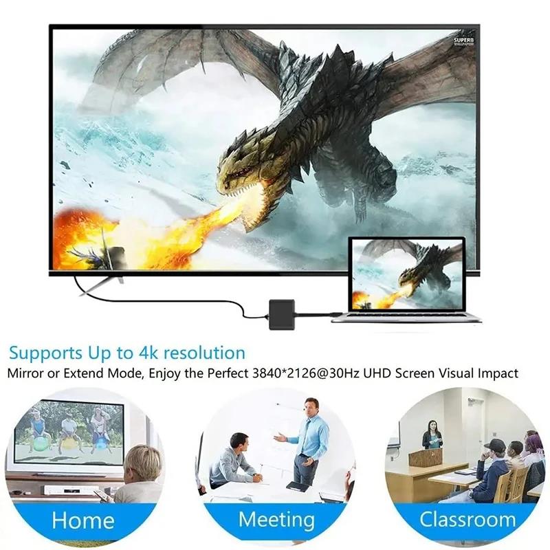 USB-C To HDMI-compatible 3 In  - Hdmi Adapter Tablet review and price