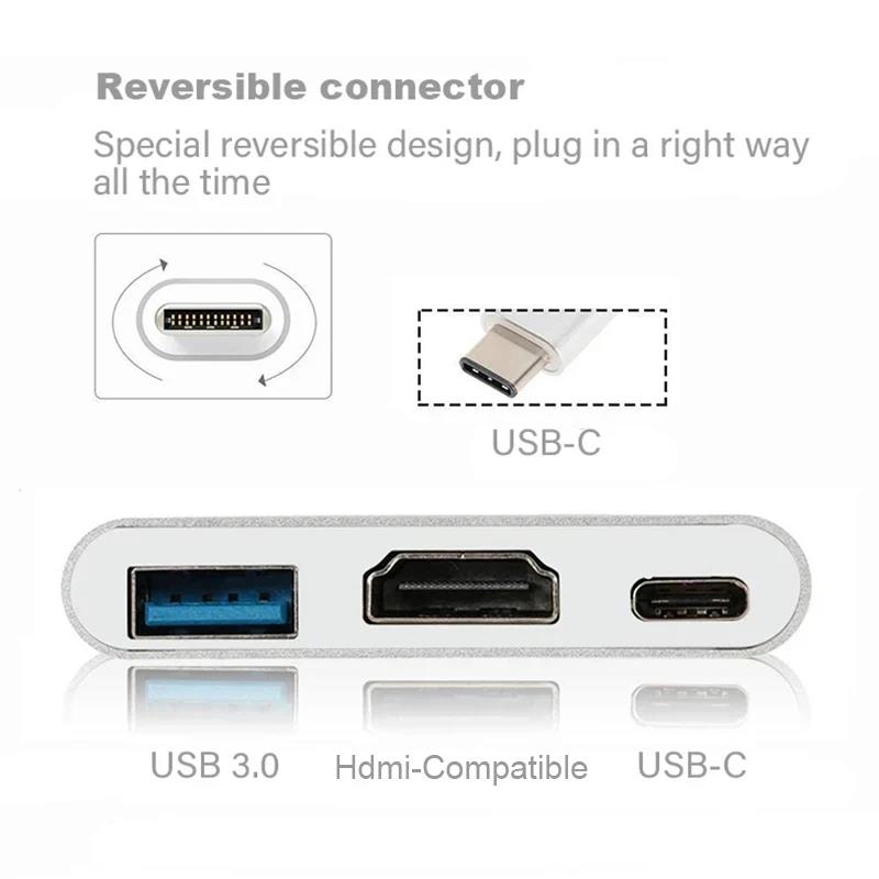 USB-C To HDMI-compatible 3 In  - Hdmi Adapter Tablet review and price