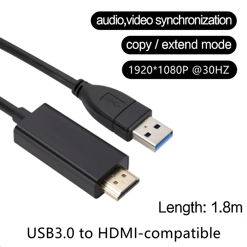 1.8M USB 3.0 To HDMI-compatibl - Hdmi Adapter Tablet review and price
