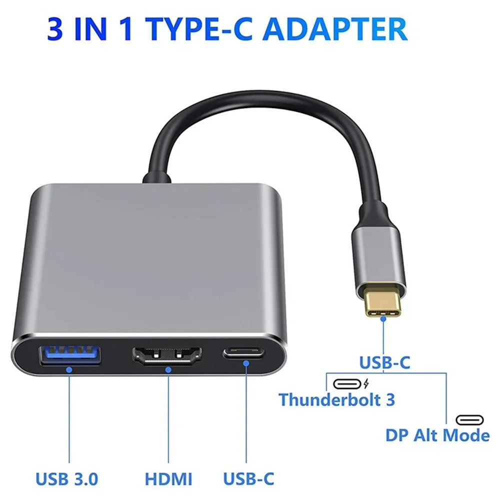 USB C HUB 3-in-1 Multiports Ad - Hdmi Adapter Tablet review and price