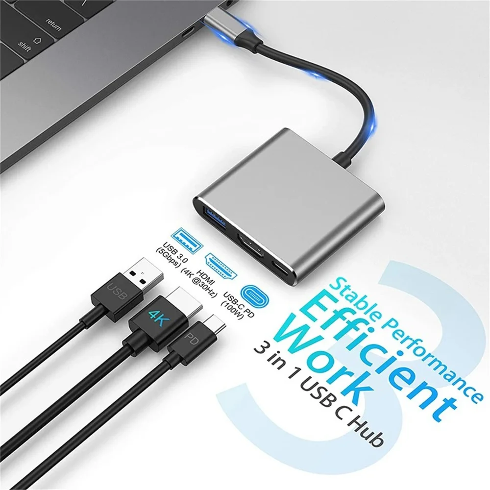 USB C HUB 3-in-1 Multiports Ad - Hdmi Adapter Tablet review and price