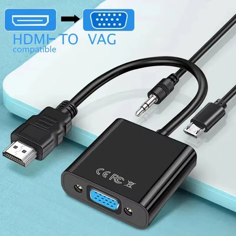 1-4sets HD 1080P HDMI To VGA C - Hdmi Adapter Tablet review and price