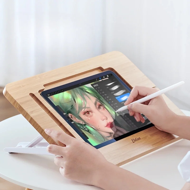 Painting Bracket Wooden Deskto - Tablet Drawing Accessories review and price